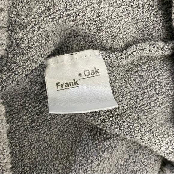 FRANK + OAK Gray Knit Hoodie - Picture 4 of 5
